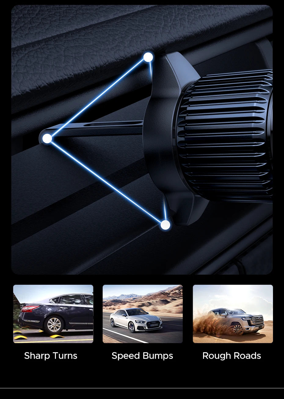 UGREEN Qi2 15W Magnetic Car Phone Holder Wireless Charger For iPhone 16 17 Pro Max Charging for Magsafe Car Charger LED Light
