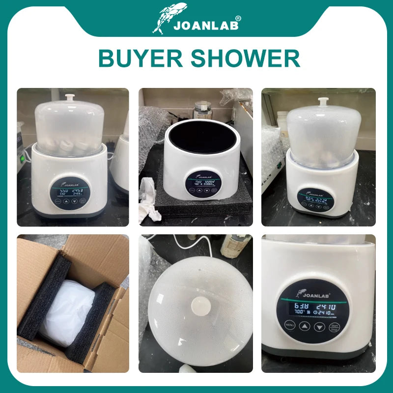 JOANLAB Water Bath Laboratory Constant Temperature Digital Display Room temperature -100℃ Anti-dry Burning Function 2L 110/220V