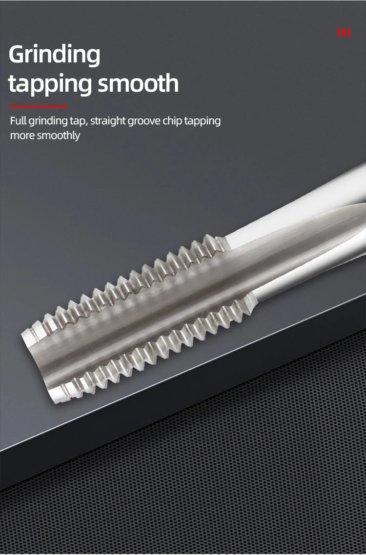 Multi-specification 8/12/20Pcs multifunction Metric Hand Tap and Die Set M3-M12 Screw Thread Plugs Straight Taper Reamer Tools