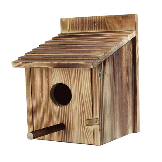 Bird House Sheltered Warm Place Hanging Birdhouse for Kids Adults Garden Patio Decorative Small Birds Bird Viewing Outdoor