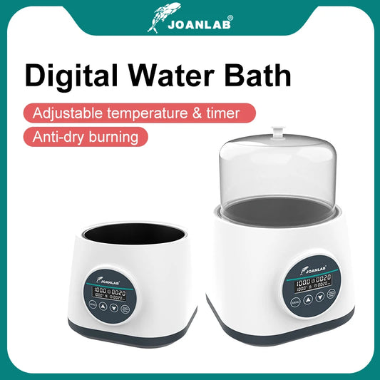 JOANLAB Water Bath Laboratory Constant Temperature Digital Display Room temperature -100℃ Anti-dry Burning Function 2L 110/220V