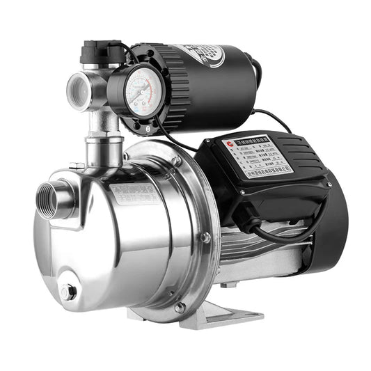 Household Fully Automatic Water Pump 370W-1500W Self-Priming Stainless Steel Silent Tap Booster Pump for Water Supply System