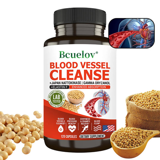 Nattokinase 2000 FU Supplement - Improve Blood Circulation, Promote Detoxification Metabolism, Maintain Cardiovascular Health