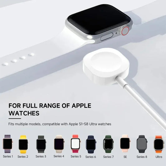 2025 Magnetic Wireless USB A Fast Charger for Apple Watch Ultra Series 9 8 7 6 SE Type C Cable Charging for iWatch Series 5 3 2