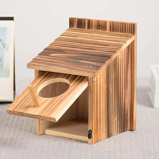 Outdoor Bird House Bluebird House Hanging Birdhouse for Window Balcony Patio