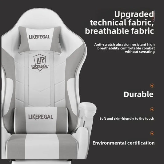 Gaming Chair, Computer Chair Game LIVE Chair, Home, Office, Reclining, Comfortable, Sedentary, Lifting, Armrests