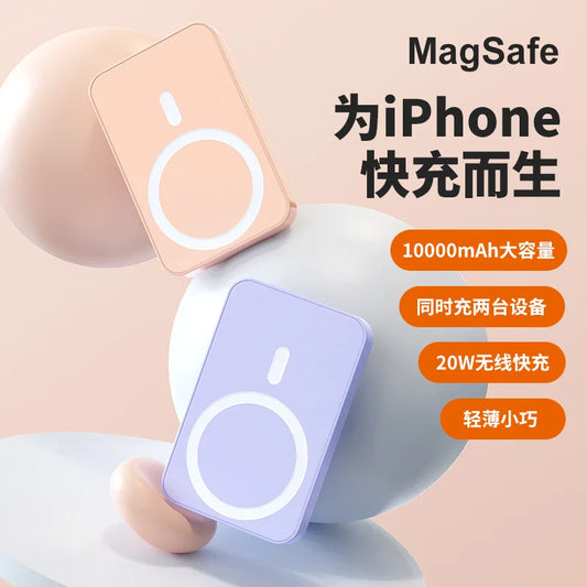 Magsafe PowerBank 10000mAh Spare battery Portable Charger Mobile External Battery Fast charging For iPhone 16 15